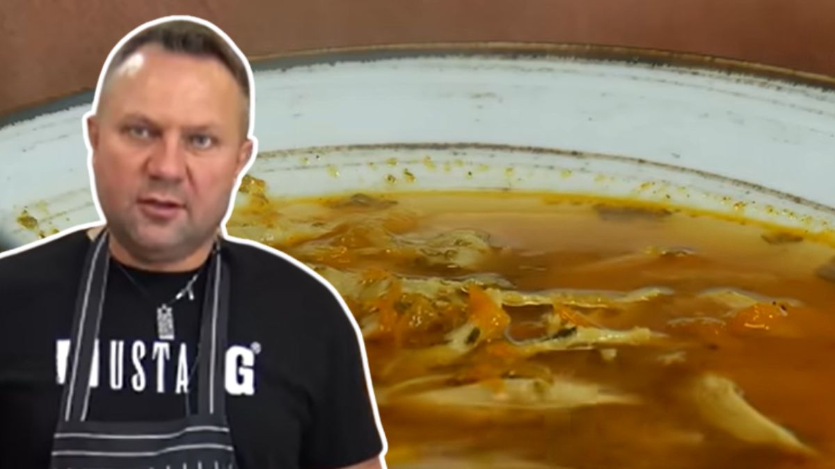 Strzelczyk dzieli się swoim przepisem na flaczki drobiowe