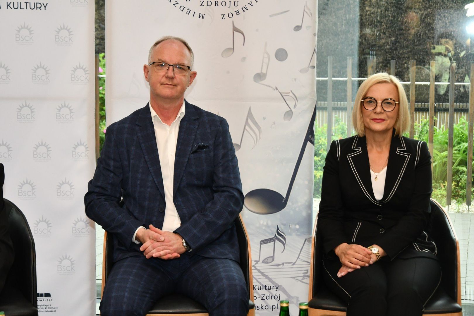 Konferencja prasowa zapowiadająca XXXI Międzynarodowy Festiwal Muzyczny imienia Krystyny Jamroz w Busku-Zdroju. Wtorek, 3 czerwca 2025.