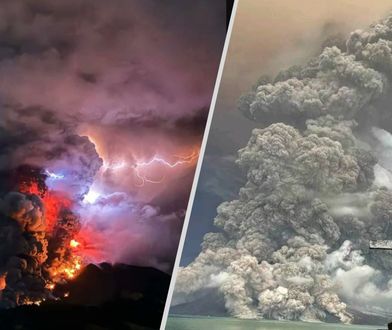 Kolejny wybuch wulkanu w Indonezji. "Piękne i przerażające"