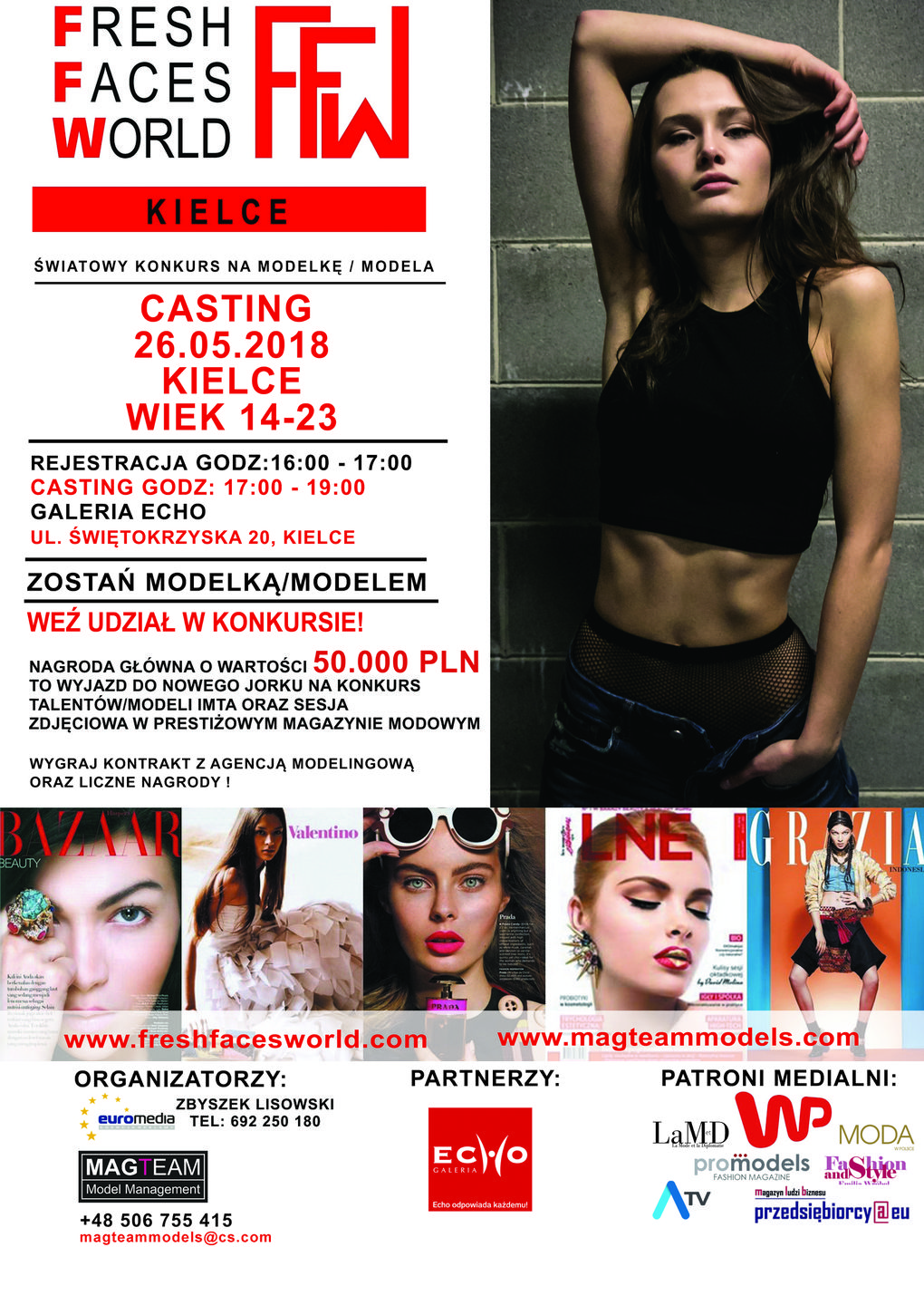 Weź udział we FRESH FACES WORLD 2018!