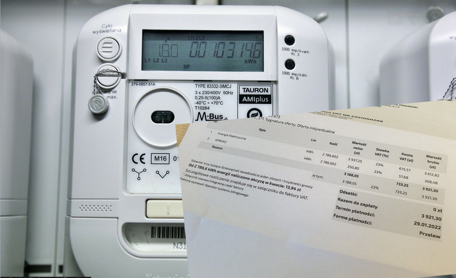 Do tej pory rachunki za energię za dwa sklepy zamykały się na poziomie 2 tys. zł - 2,2 tys. zł. Teraz miesięczny rachunek sięga prawie 4 tys. zł 