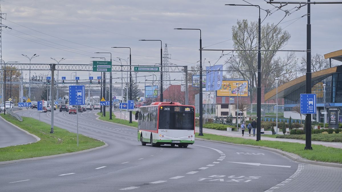 Powstaną nowe buspasy w rejonie nowego dworca autobusowego