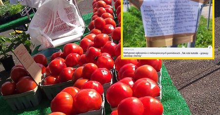 Kartka przy straganie hitem sieci. "Tak robi katolik"