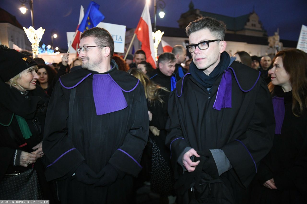 Sędziowie Igor Tuleya i Paweł Juszczyszyn w Trybunale w Luksemburgu