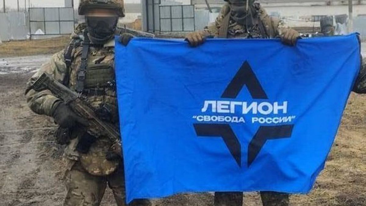 Żołnierze z Legionu Wolności Rosji.