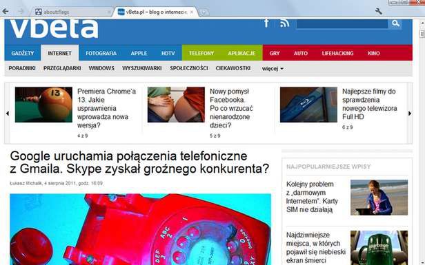 Eksperymentuj z Chrome'em! Sprawdź ukryte, testowe funkcje przeglądarki [TOP 9] 5