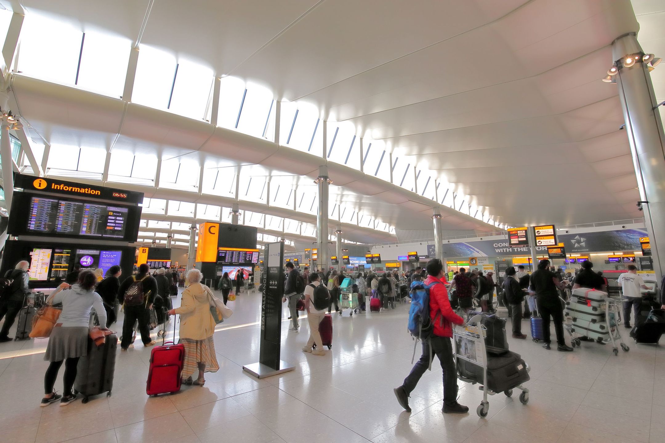 Lotnisko Heathrow w Londynie 
