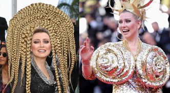 Elena Lenina ZNÓW szokuje na czerwonym dywanie w Cannes. Przebrała się za meduzę? (ZDJĘCIA)