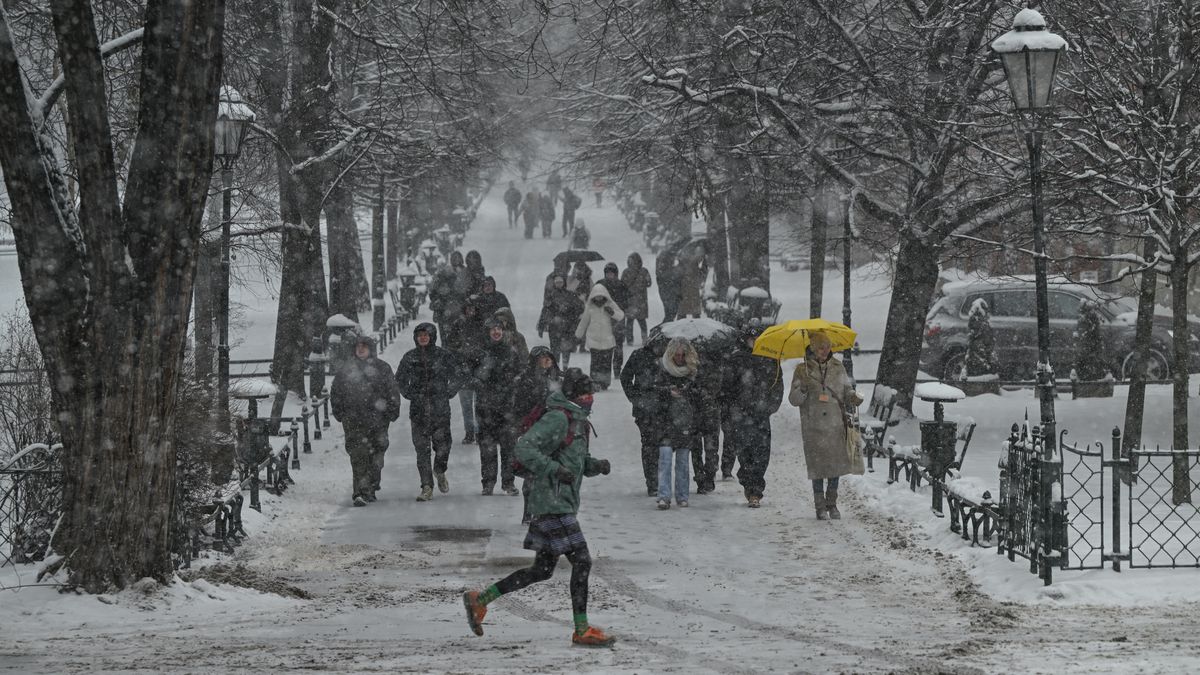 Fresh Snow Covers Krakow Streets
KRAKOW, POLAND  JANUARY 8:
Snow falls over Planty Park in Krakow, Poland, on January 8, 2026.
Light snowfall returned to the city, with weather services reporting up to a few centimetres of fresh snow and temperatures remaining below freezing, marking typical mid-winter conditions in southern Poland. (Photo by Artur Widak/NurPhoto via Getty Images)
NurPhoto
temperatures, action shot, mid-winter, weather services, january 8, winter conditions, below freezing, southern poland, nurphoto, cold, light snowfall, planty park, artur widak, fresh snow