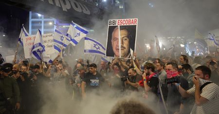 Półrocze wojny z Hamasem. Antyrządowe protesty w całym Izraelu