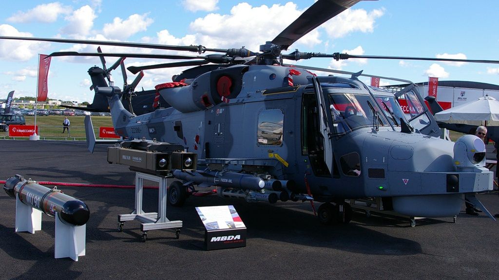 Wachlarz uzbrojenia AW159 może obejmować również torpedy MU90 