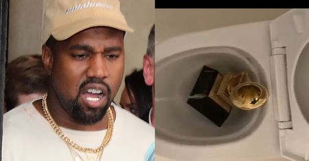 Kanye West nazywa siebie nowym Mojżeszem, po czym ODDAJE MOCZ na statuetkę Grammy (VIDEO)