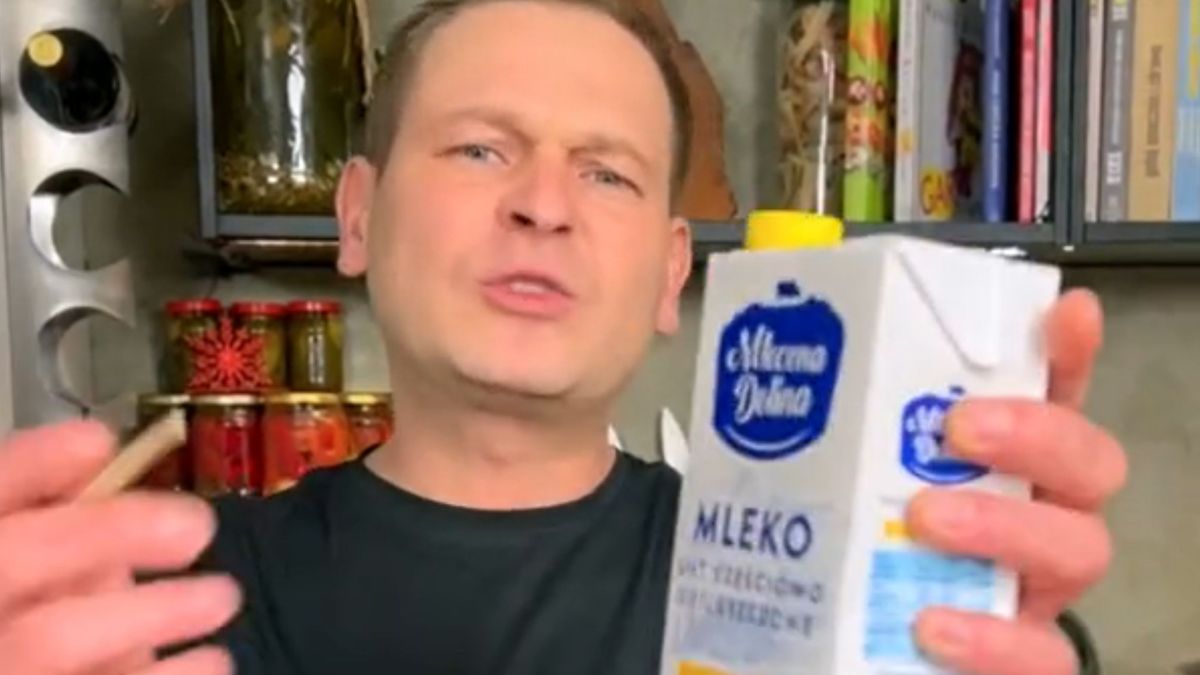 Porównał mleko w kartonie i butelce