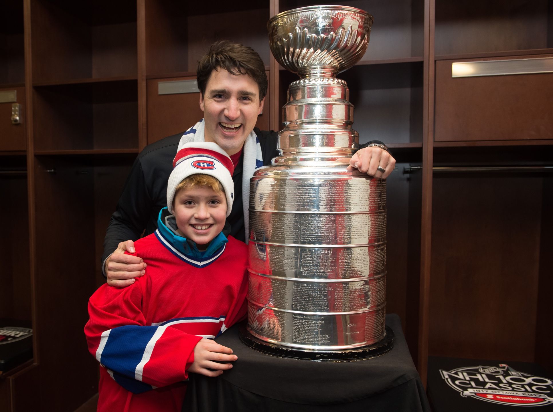 Justin Trudeau z synem