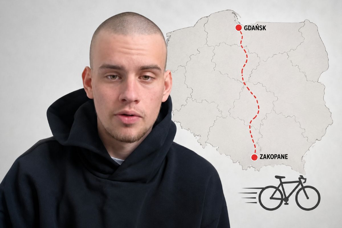 Łatwogang z nowym wyzwaniem. Przejedzie rowerem całą Polskę, zbiórka na chore dziecko