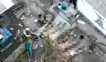 Egzekucja pod Pokrowskiem. Strzelali z broni automatycznej