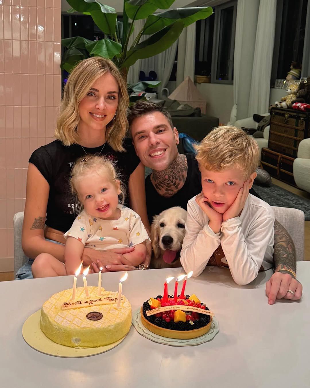 Chiara Ferragni i Fedez z dziećmi