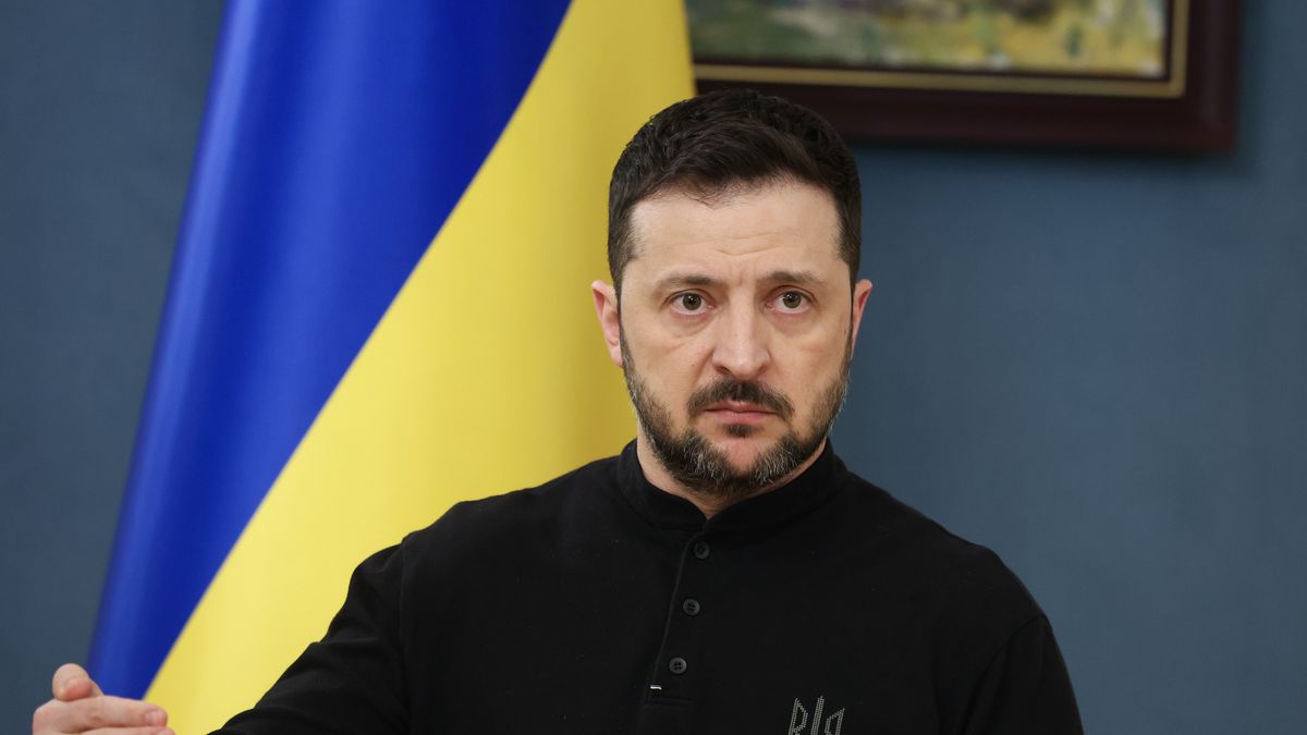 Prezydent Ukrainy Wołodymyr Zełenski 