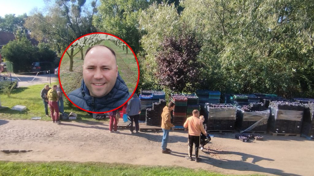 Ludzie pomogli sadownikowi z Trzebnicy.