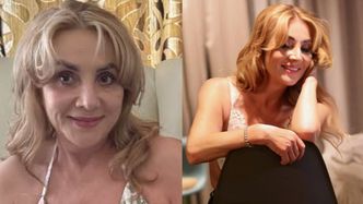 Danuta Martyniuk wije się na krześle, a internauci jej nie poznają: "To młodsza siostra?". Pochwaliła się też fotkami w bikini
