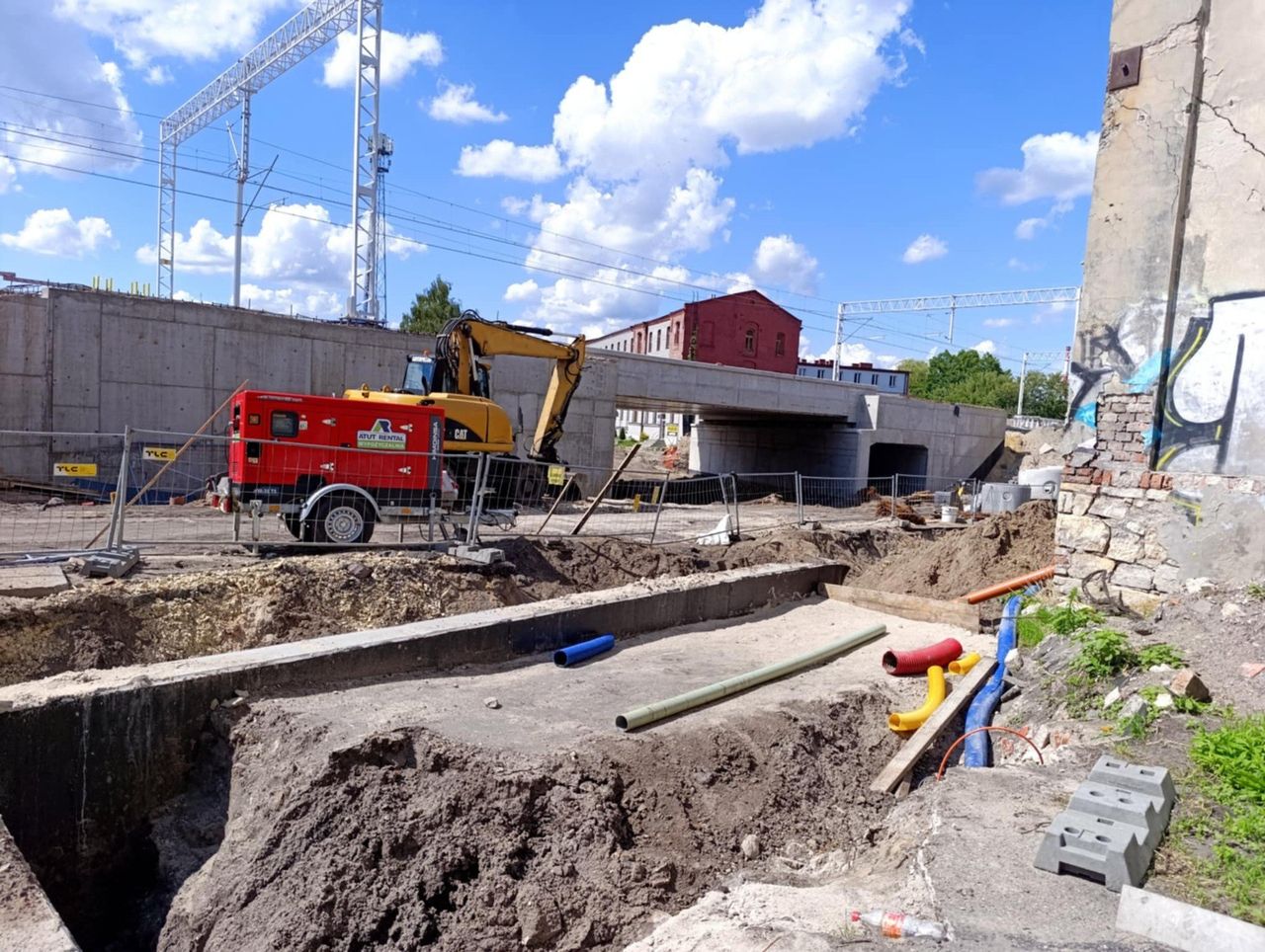 Sosnowiec: Wiadukt przy ulicy Nowopogońskiej jest już prawie gotowy