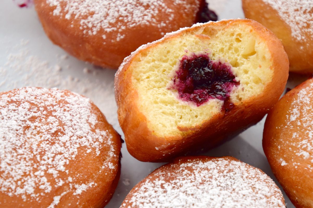Don't forget to fill the donuts with your favorite jam or marmalade!