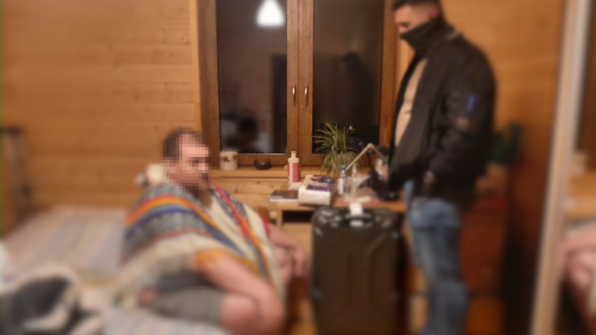 "Szaman" w rękach policjantów