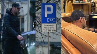 Buntowniczy Tomasz Karolak zaparkował w NIEDOZWOLONYM miejscu i popędził na kawkę (ZDJĘCIA)