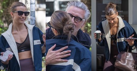 Julia Wieniawa sączy kawę w towarzystwie torebki za 30 TYSIĘCY i ŚCISKA SIĘ z... byłym Anny Muchy. Wiedzieliście, że się przyjaźnią? (ZDJĘCIA)