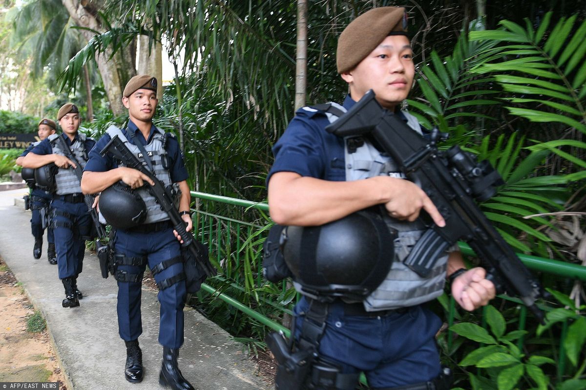Policja w Singapurze. Zdjęcie ilustracyjne