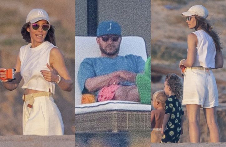 Justin Timberlake "ukrywa się" w Meksyku z Jessiką Biel i dwoma synami w obliczu "dramy" rozkręconej przez Britney Spears (ZDJĘCIA)