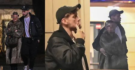 Romantyczna randka Sebastiana Fabijańskiego i jego 19-letniej dziewczyny: wypad do kina, czułości i przejażdżka porsche... (ZDJĘCIA)