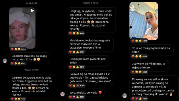 Wersow trafiła do SZPITALA! "Nie mogę ruszyć się z łóżka, płaczę z bólu" (ZDJĘCIA)