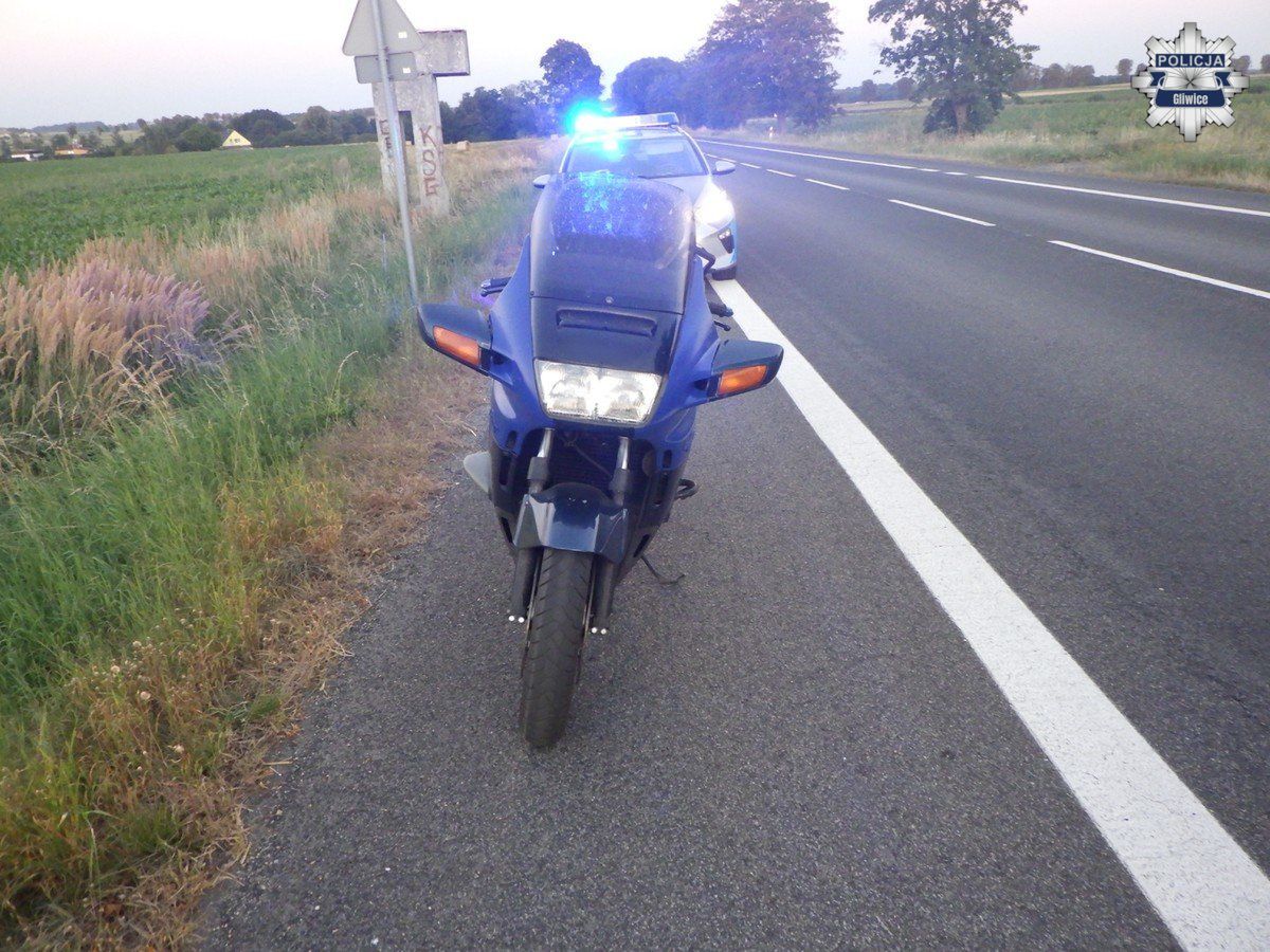 Podróż motocyklem niemal przez pół Polski i ponad 2 promile alkoholu