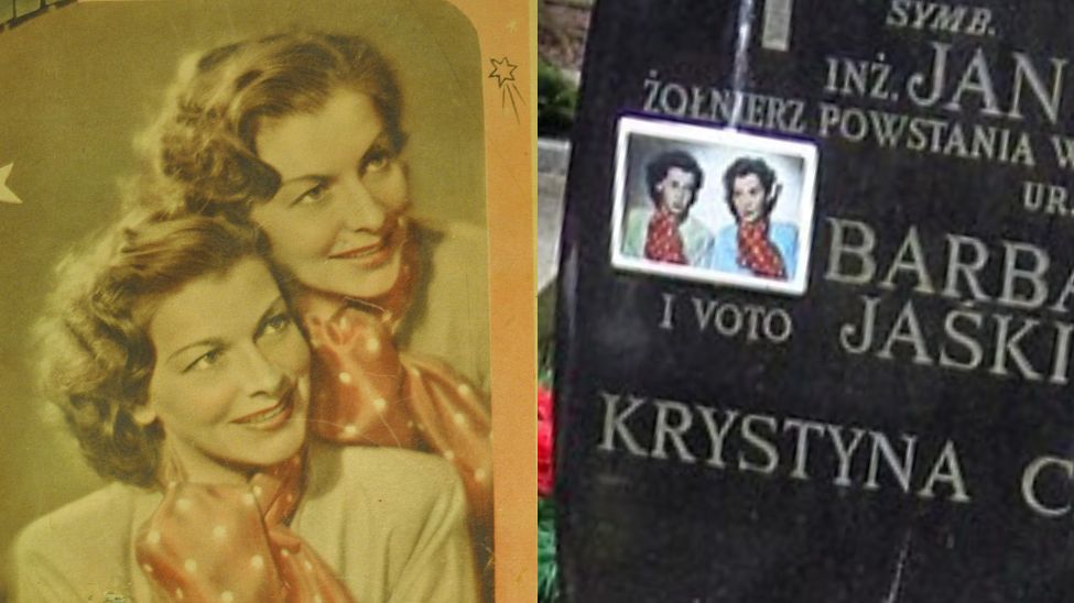 Grób sióstr Barbary Drapińskiej i Krystyny Ciechomskiej