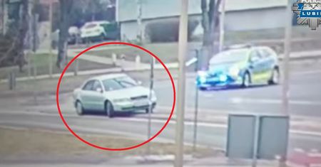 Nie trafił w pas na oczach policji. Powód okazał się oczywisty