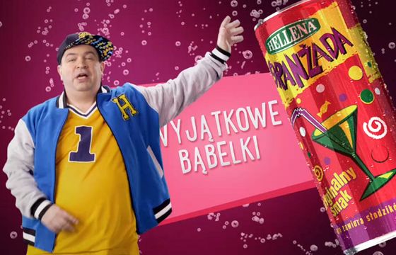 Kabaret Ani Mru Mru śpiewająco reklamuje oranżadę Hellena w puszkach (wideo)