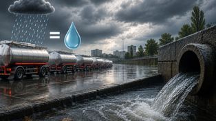 Cysterny pełne marnotrawstwa. Jak Płock bezpowrotnie wylewa skarb do Wisły