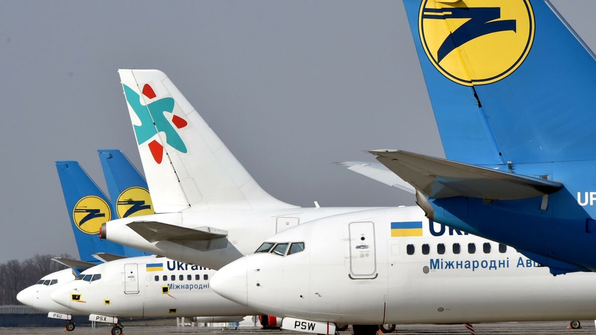 Lotnisko Kijów-Boryspol, zdjęcie z wiosny 2020 roku