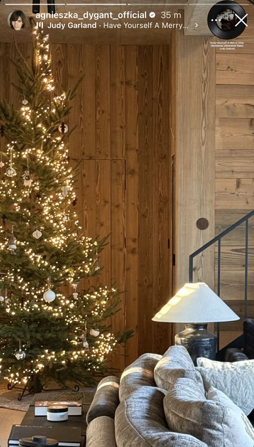 Agnieszka Dygant pokazuje świąteczne wnętrza willi
