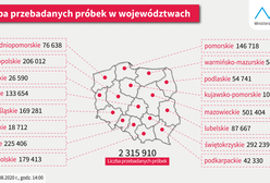 Koronawirus w Polsce. Ministerstwo Zdrowia publikuje nową mapę
