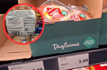 Hamburger z Aldi za 3,49 zł. Przeczytałam etykietę i od razu odłożyłam go na półkę