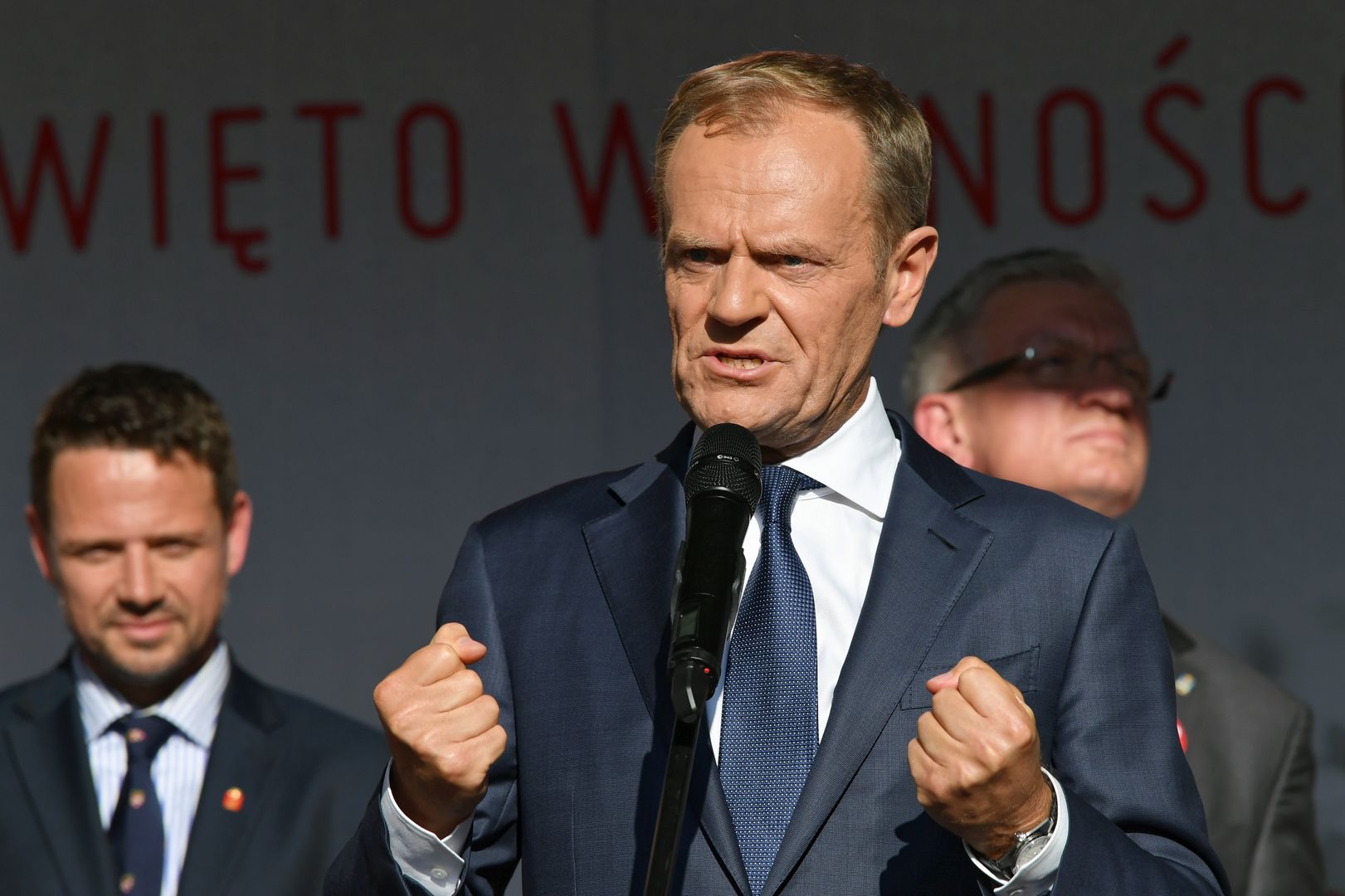 Donald Tusk przemawiał w Gdańsku