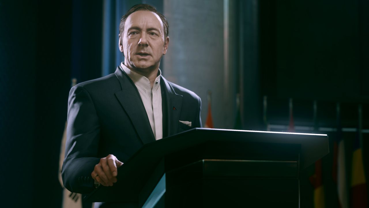 Kevin Spacey prosi się o utarcie mu nosa - nowy zwiastun Call of Duty: Advanced Warfare skupia się na fabule