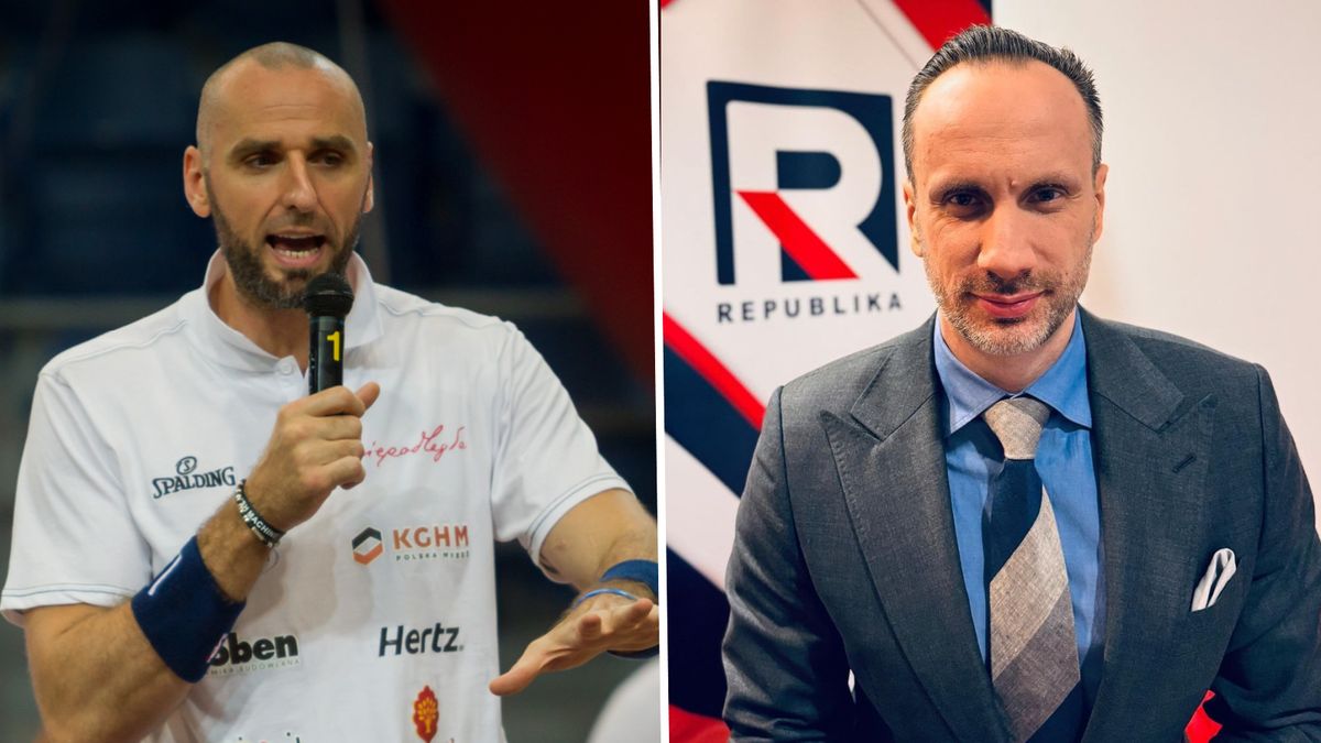 na zdjęciu od lewej: Marcin Gortat i Janusz Kowalski