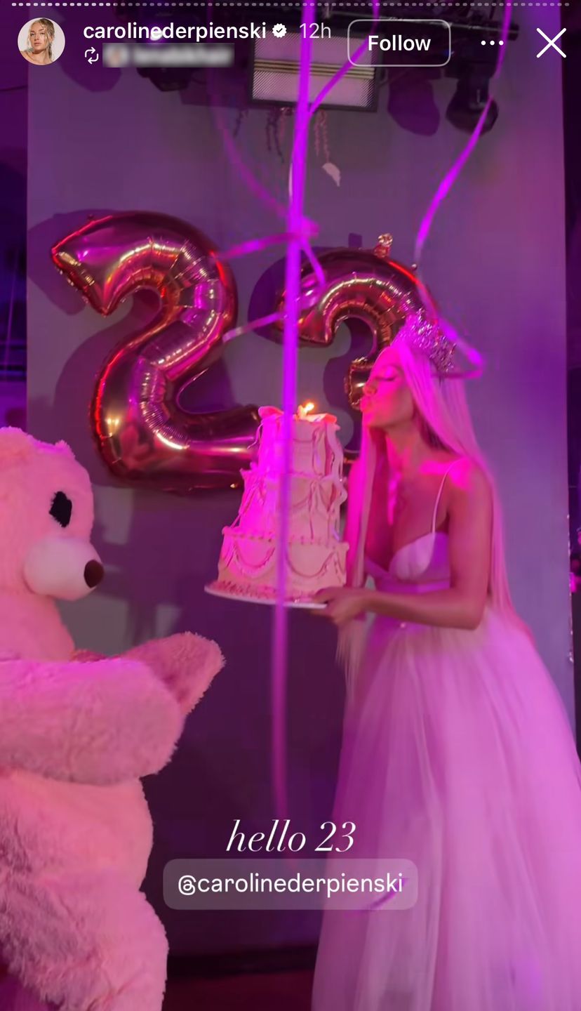 23. urodziny Caroline Derpienski