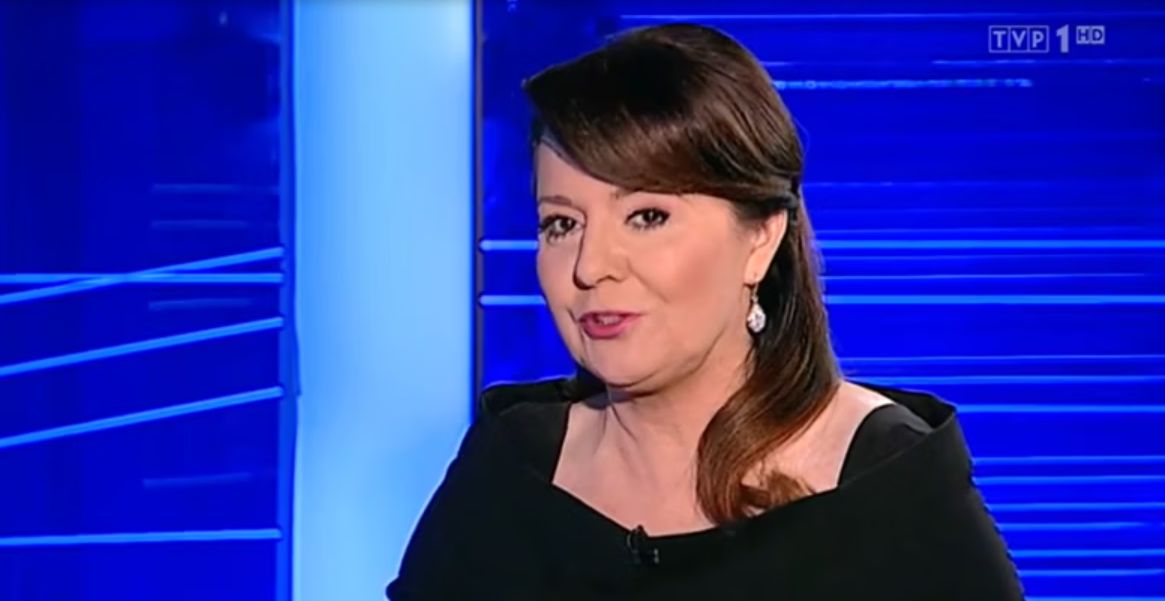 Tak wyglądał debiut Danuty Holeckiej w "Wiadomościach"