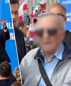 Trzaskowski w Bolesławcu. Incydent na wiecu. Reagowała policja
