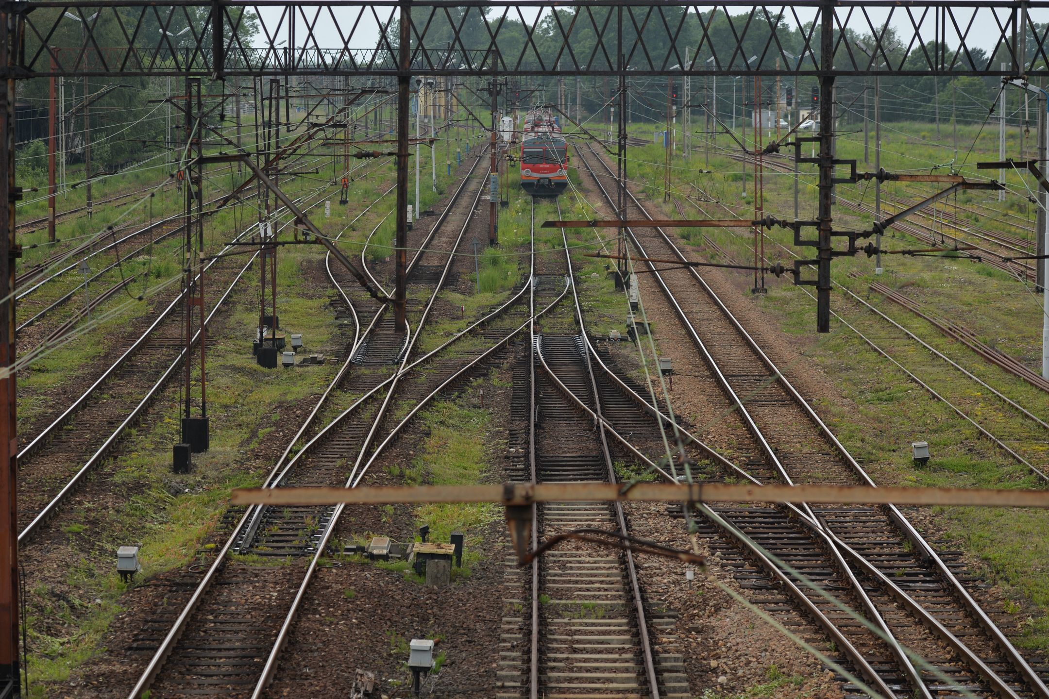 A general view of train tracks near Oswiecim railway station.
Andrzej Adamczyk, Minister of Infrastructure and Krzysztof Maminski, CEO of Polish State Railways (PKP SA) officially opened a new railway station in Oswiecim.
In 2019, 2.3 million people from around the world visited the grounds of the former German Nazi concentration and extermination camp Auschwitz and Auschwitz II-Birkenau
On Wednesday, June 10, 2020, in Oswiecim, Lesser Poland Voivodeship, Poland. (Photo by Artur Widak/NurPhoto via Getty Images)