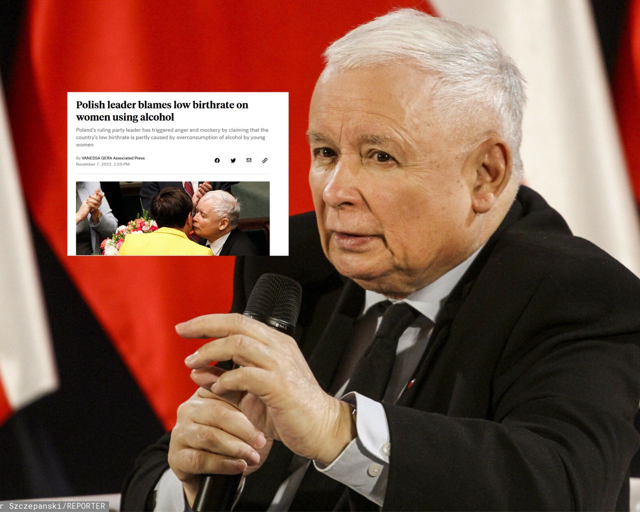 Światowe media komentują kontrowersyjne słowa Jarosława Kaczyńskiego. "Budzi śmiech"